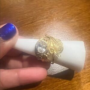 Elegant Gold and Silver Ring